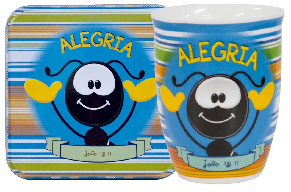 Caneca Smilinguido com Lata Quadrada