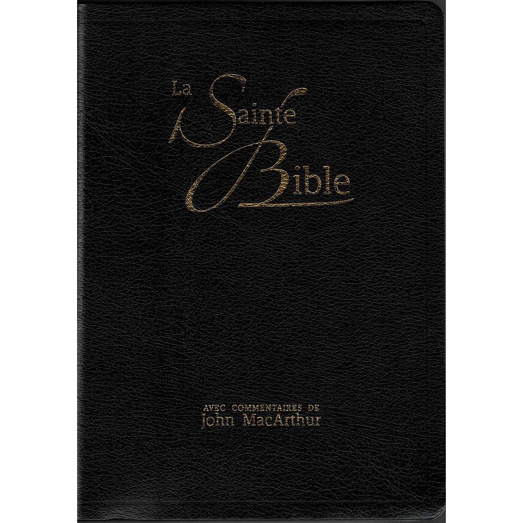 La Sainte Bible avec commentaires de John MacArthur